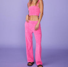 Monrow Terry Cloth Tank - Rose Bud