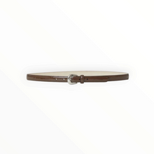 B-Low The Belt Kennedy Mini Patent Leather Belt - Chocolate/Silver