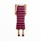 Essentiel Antwerp Iluminous Striped Knit Skirt - Margot Mauve