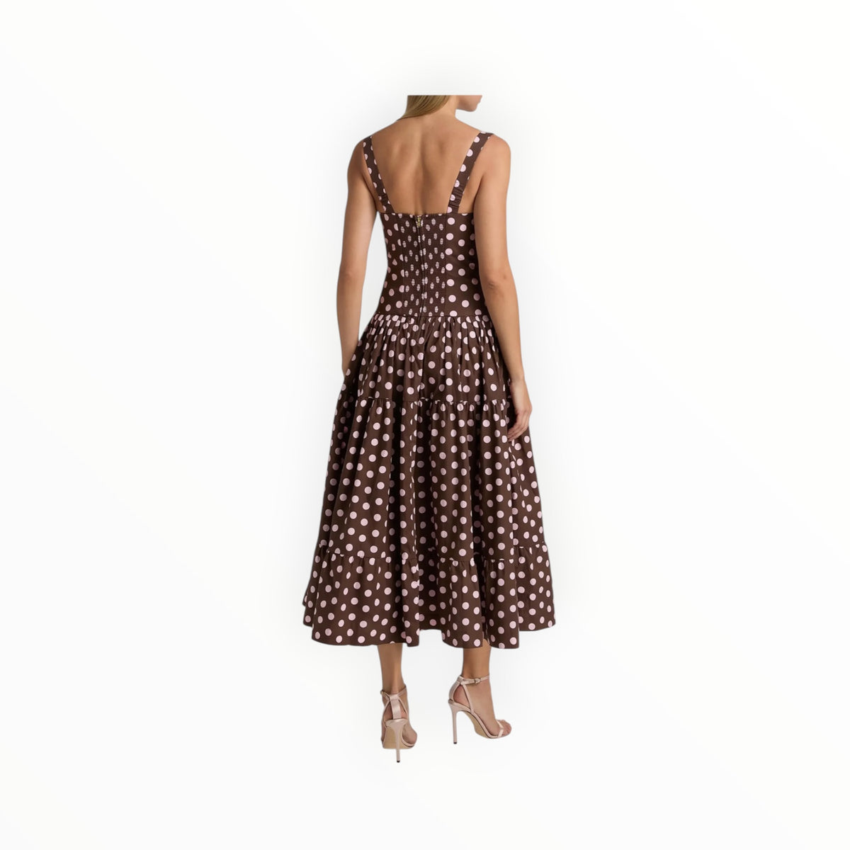 Cara Cara Santiago Midi Dress - Joelle Dot Brown