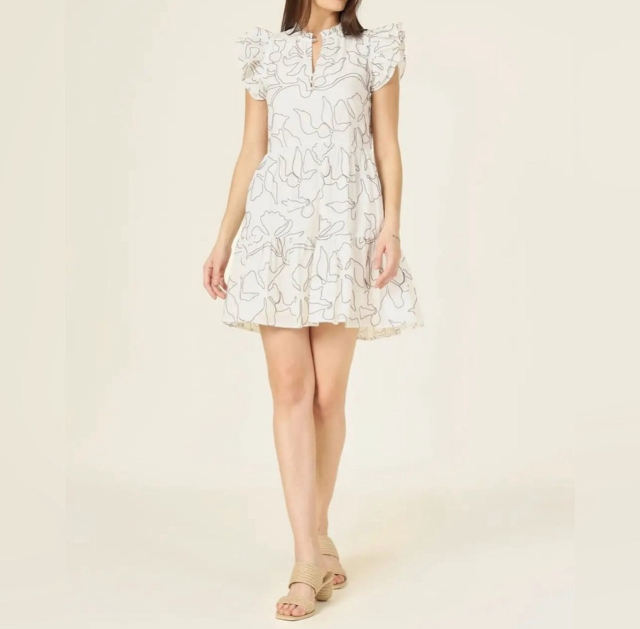 Omika Wilora Mini Dress - Uma Coconut