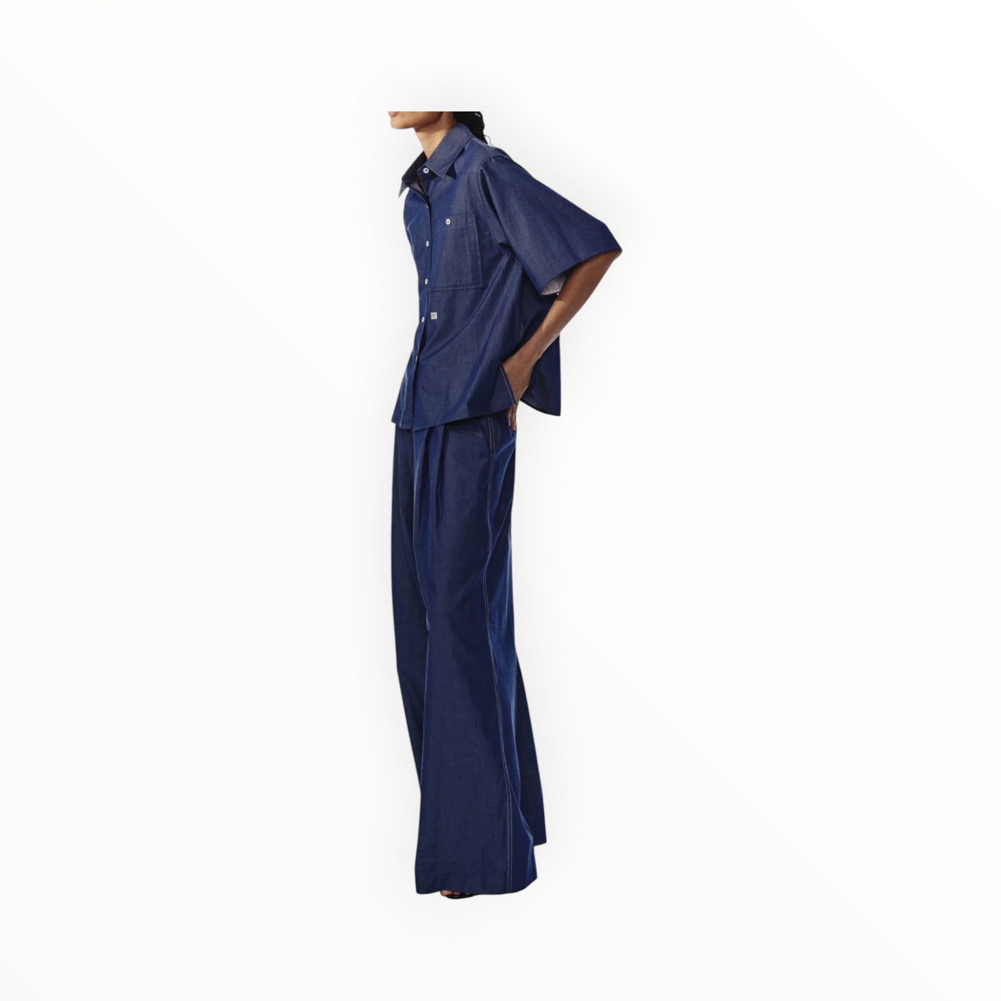 saint art Kingsley Pant - Chambray