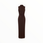 Nude Lucy Winston Mesh Maxi Dress - Raisin