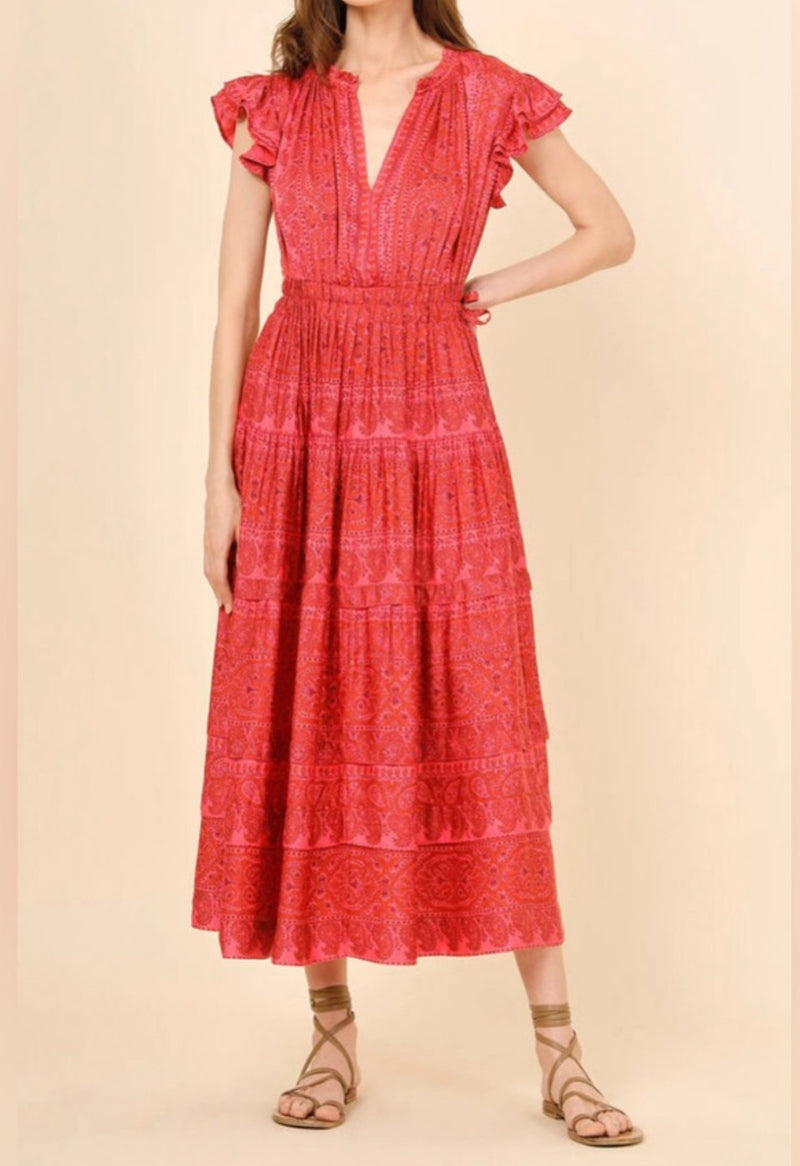 Omika Billie Midi Dress - Salania Tart