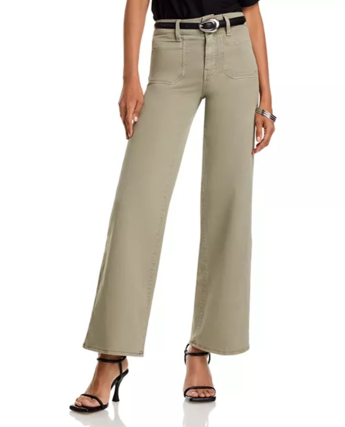 Frame Le Slim Palazzo Modernist Jeans - Thyme