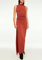 MISA Athena Dress - Brick