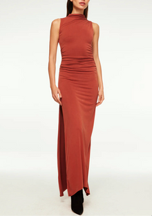 MISA Athena Dress - Brick
