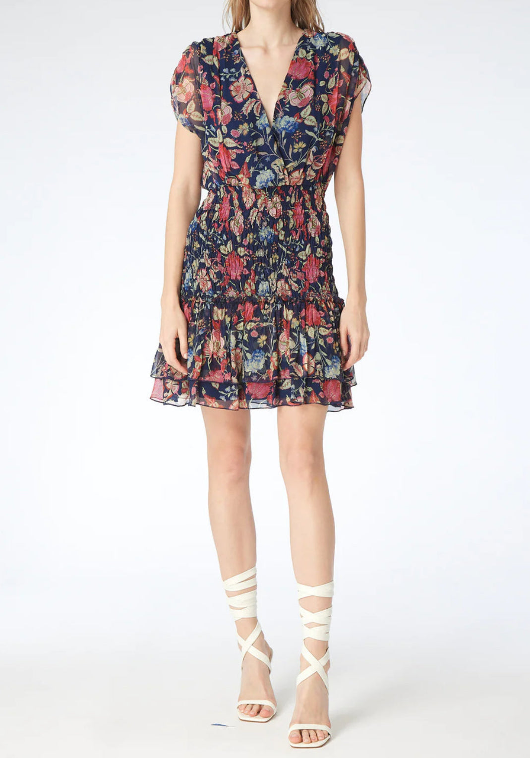 Gilner Farrar Viola Dress - French Tulip