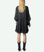 Zadig & Voltaire Randy Satin Dress - Black