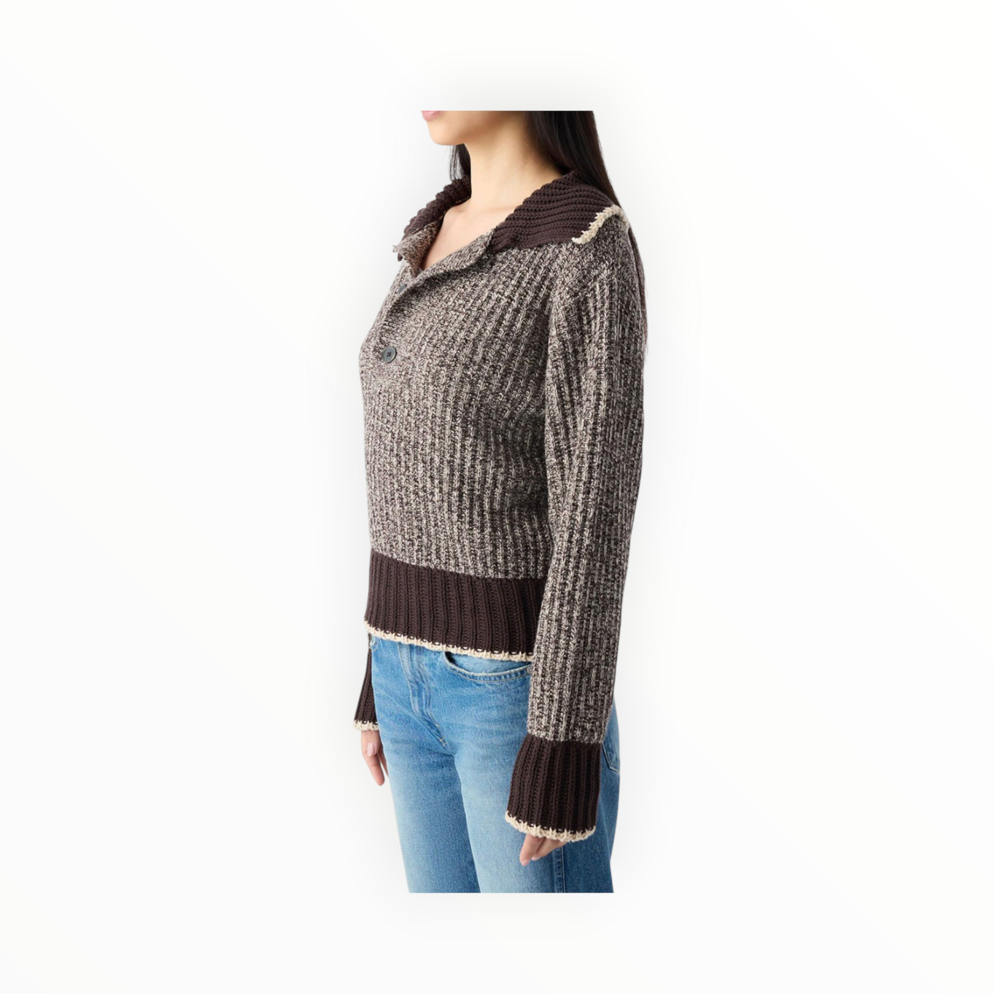 AMO Bobbie Sweater - Mocha/Storm