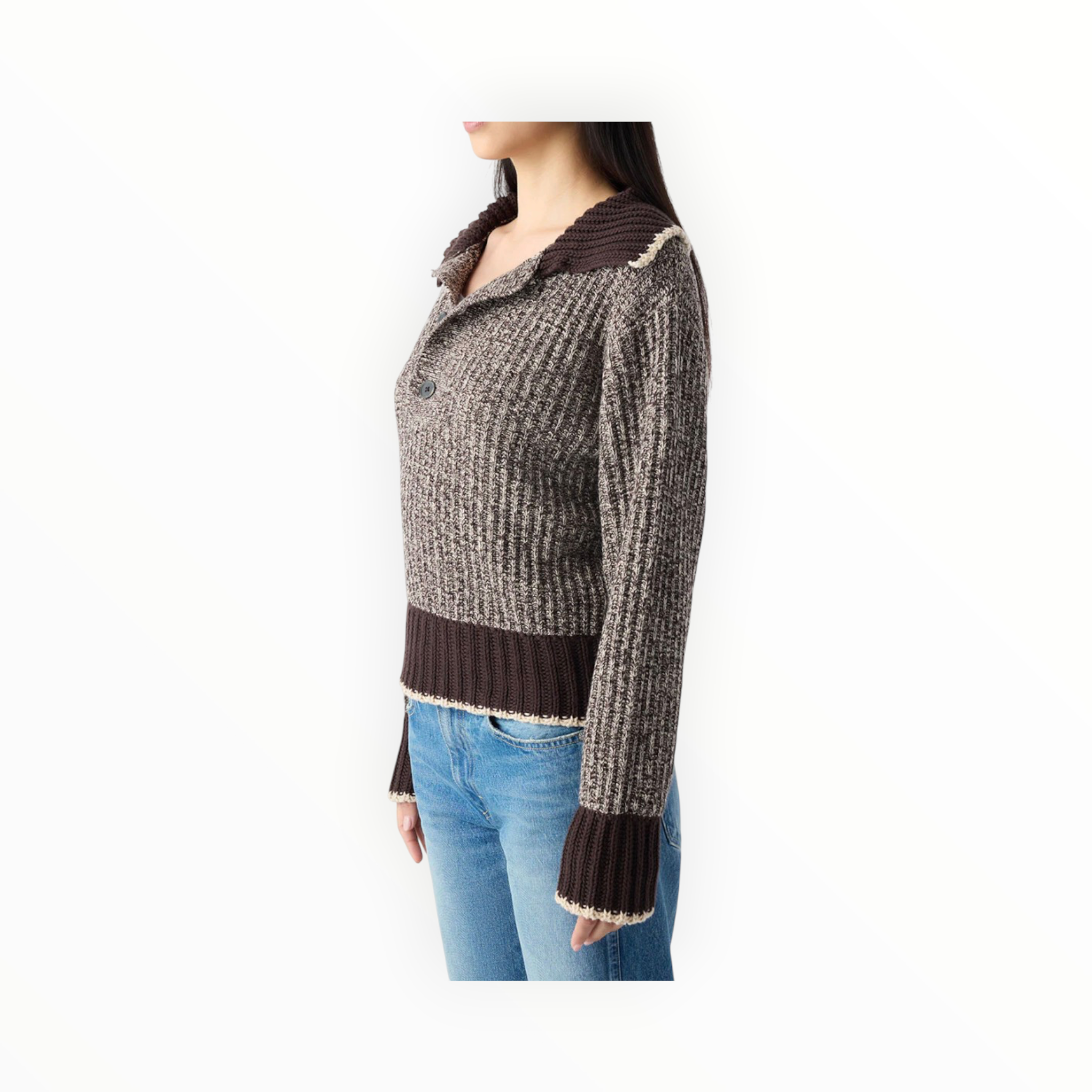 AMO Bobbie Sweater - Mocha/Storm