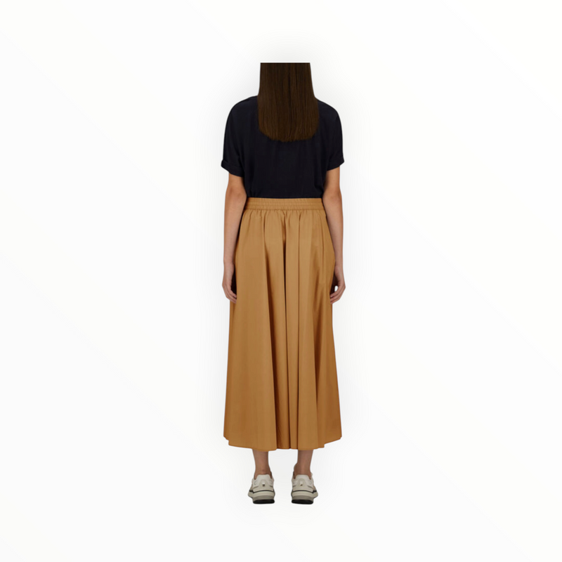Herno Light Nylon Stretch Skirt - Camel