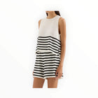 Nude Lucy Marika Knit Tank - Walnut Stripe