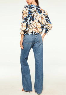 MISA Siena Top - Bold Blooms Crepe