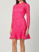 Shoshanna Gracie Dress - Fuchsia