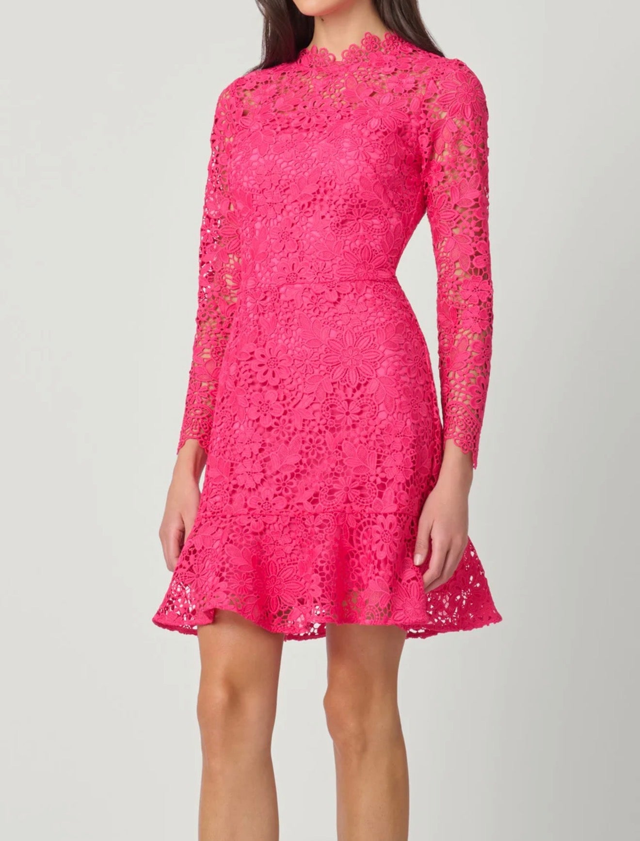 Shoshanna Gracie Dress - Fuchsia