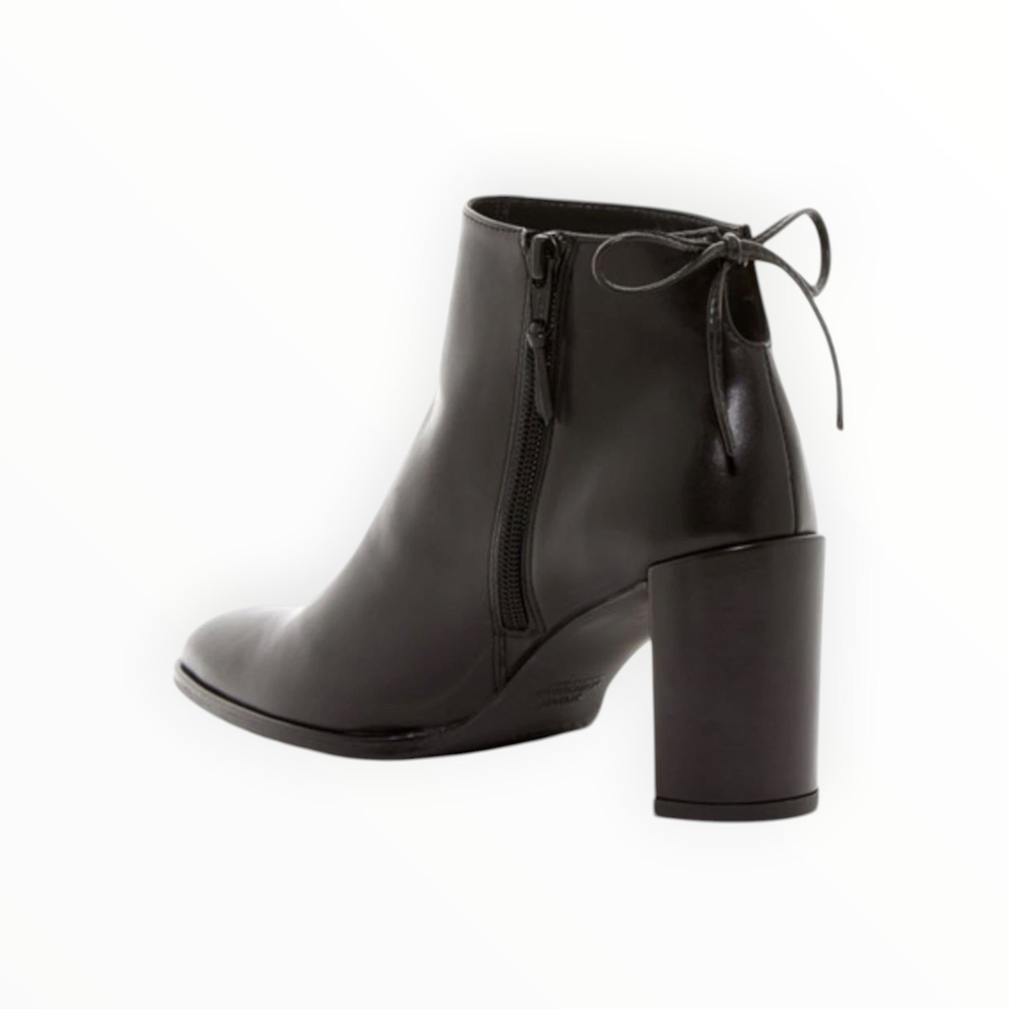 Stuart Weitzman Lofty Ankle Boot - Black Calf