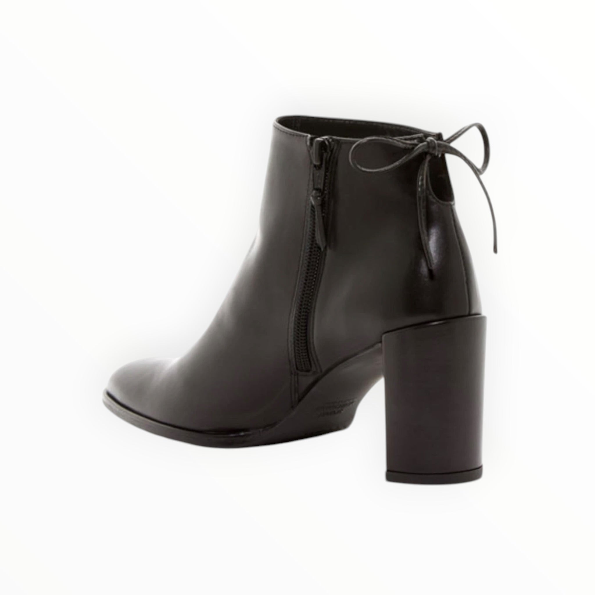 Stuart Weitzman Lofty Ankle Boot - Black Calf