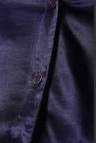 Enza Costa Satin Long Sleeve Shirt - Dark Navy