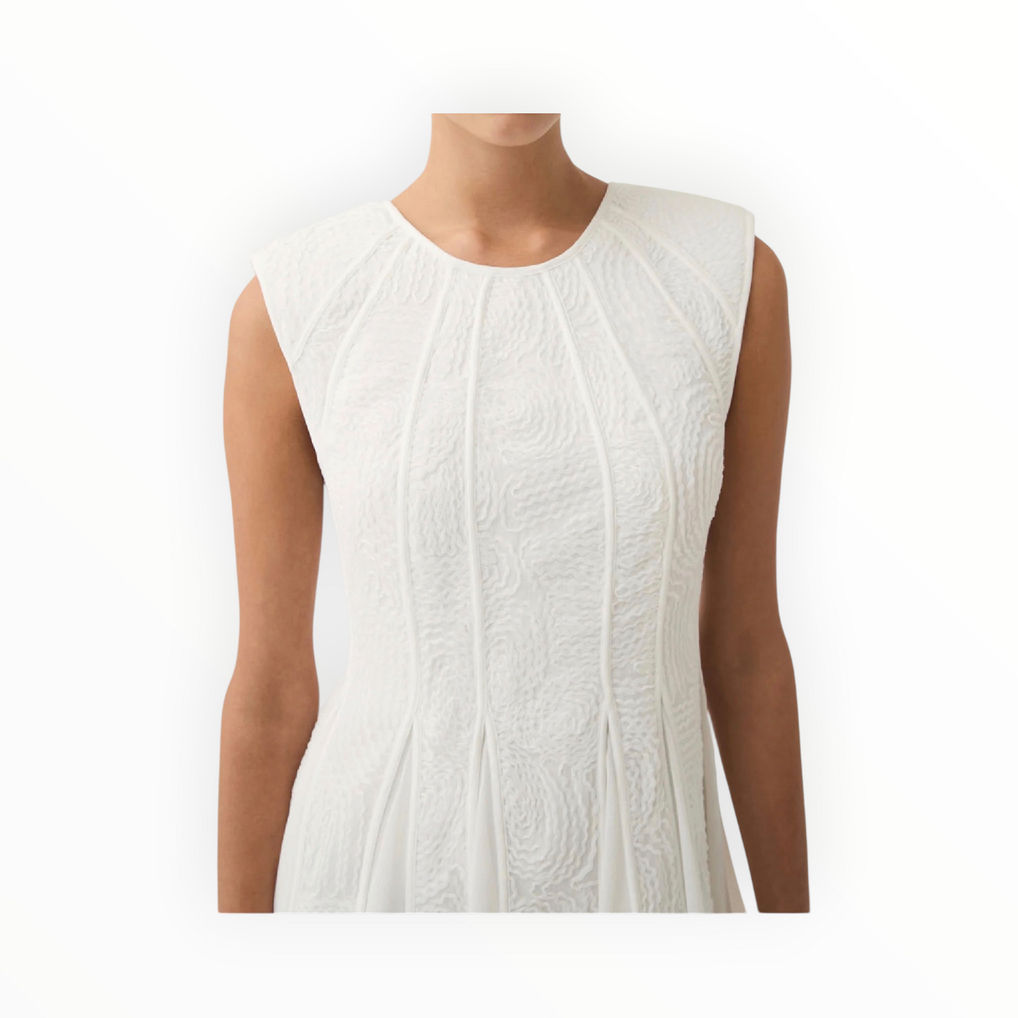aje. Soleil Lace Mini Dress - Ivory