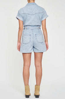 Daze Topanga Romper Short Sleeve - Dolphin