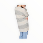 Gentle Fawn Enid Oversized Striped Cardigan - Heather Taupe