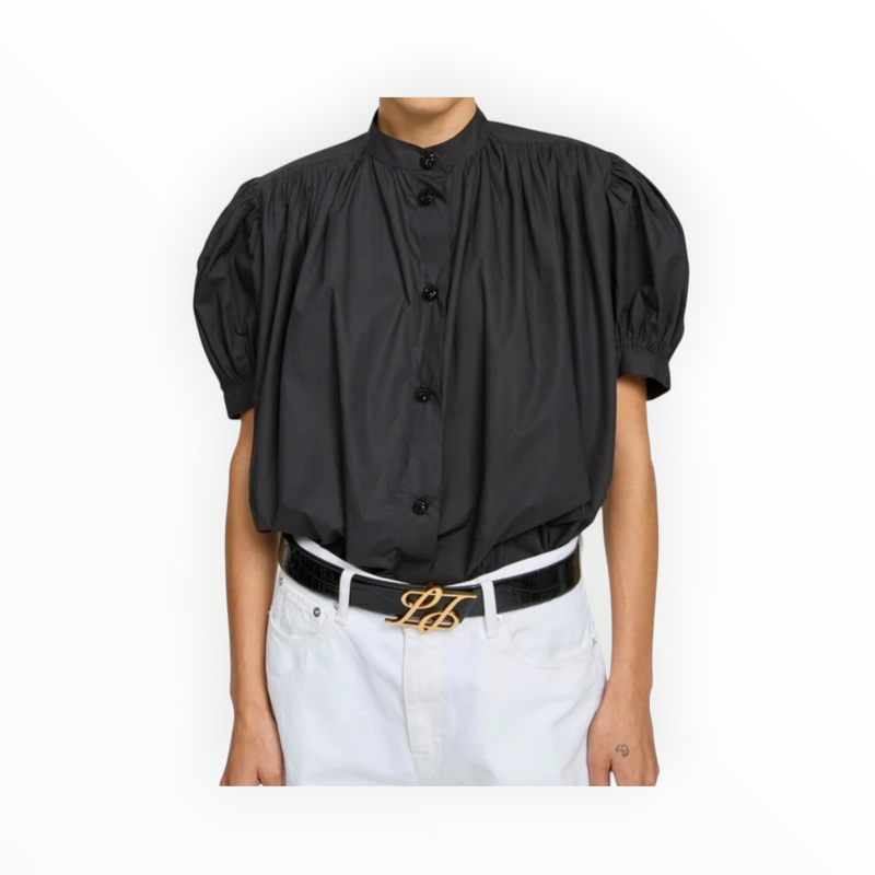 Laurence Bras Ajmer Cotton Blouse - Black