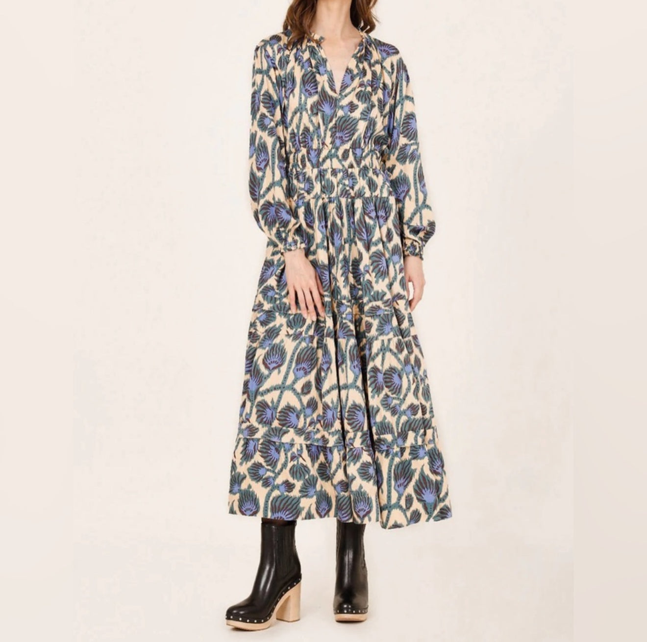 Omika Nina Midi Dress - Elyse Lapis