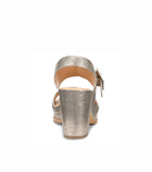 KORK-EASE San Carlos Platform Slingback - Soft Gold Metallic