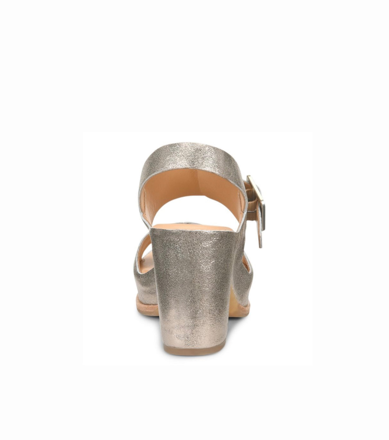 KORK-EASE San Carlos Platform Slingback - Soft Gold Metallic