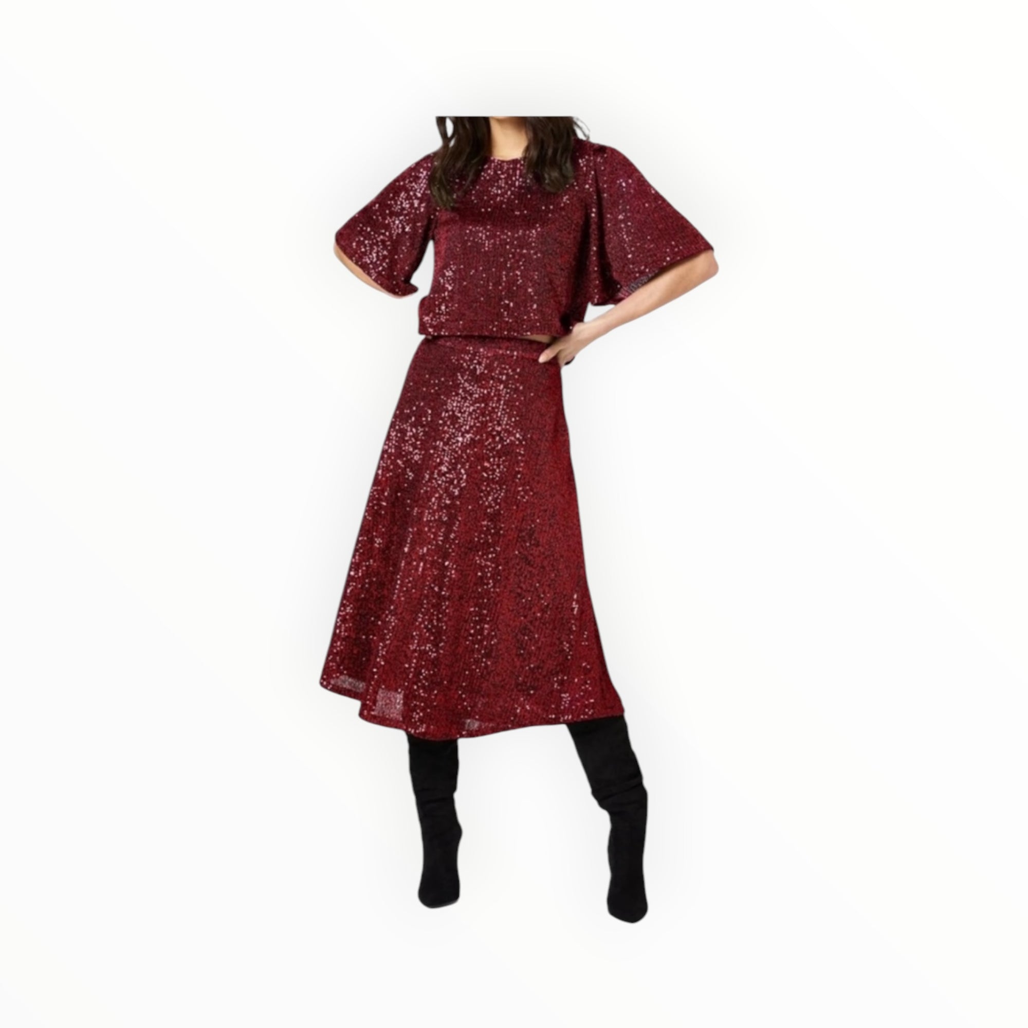 Traffic People Crimson & Clover Top - Wine