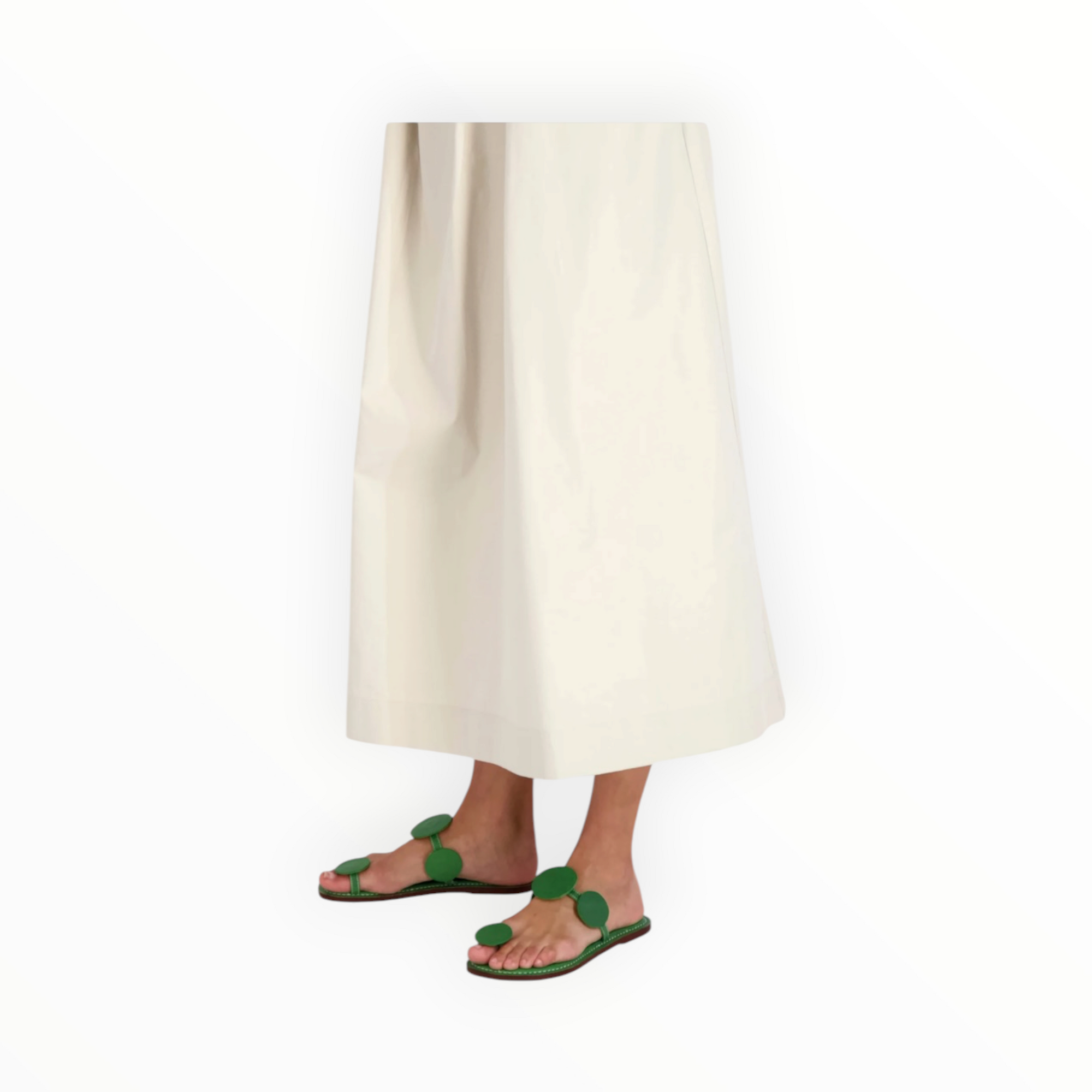 BERNARDO New Moon Toe Ring Sandal - Kelly Green Antique Calf