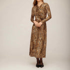 Fifteen Twenty Kourtney Cross-Front Midi Dress