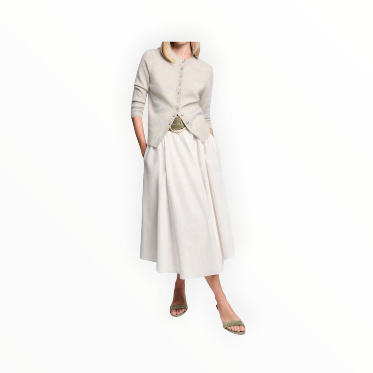 Dorothee Schumacher Poplin Power Skirt - White