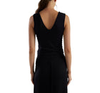 Les Tien Blake Deep V Tank - Jet Black