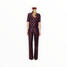 Tara Jamon Pitt Pant - Black Heart Print