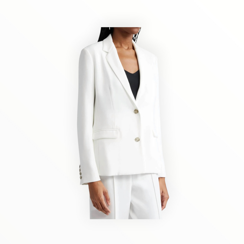ATM Crepe Twill Blazer - Chalk