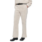 Jane Lushka Ernus Velvet Poly Pants - Off White