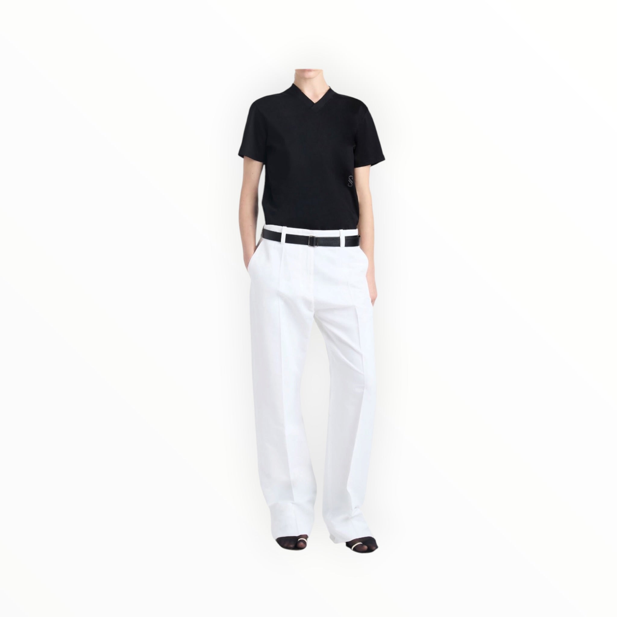 Proenza Schouler Joey Straight-Leg Trousers - White