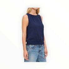 Michael Stars Janelle Tie Neck Tank - Nocturnal