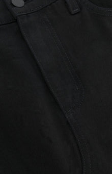 L'Agence Rysa Denim Maxi Skirt - Noir