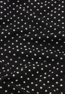 Frame The Rhinestone Jersey Top - Black