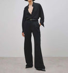 Nili Lotan Flavie Pant - Jet Black
