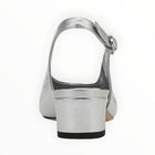 Sam Edelman Ronnie Slingback Heel - Silver Leather