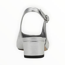 Sam Edelman Ronnie Slingback Heel - Silver Leather