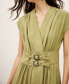 ba&sh Dove Dress - Khaki
