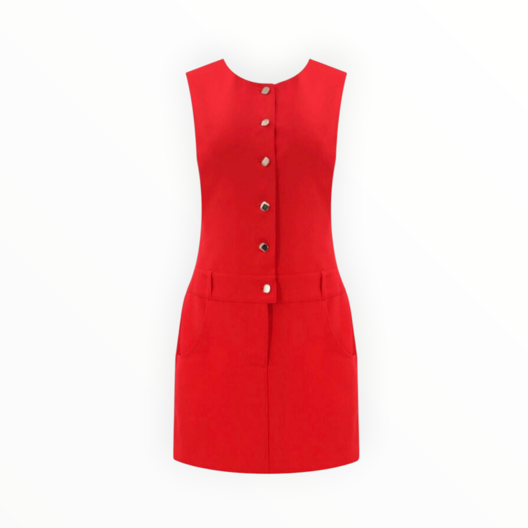 Amanda Uprichard Tori Dress - Ruby