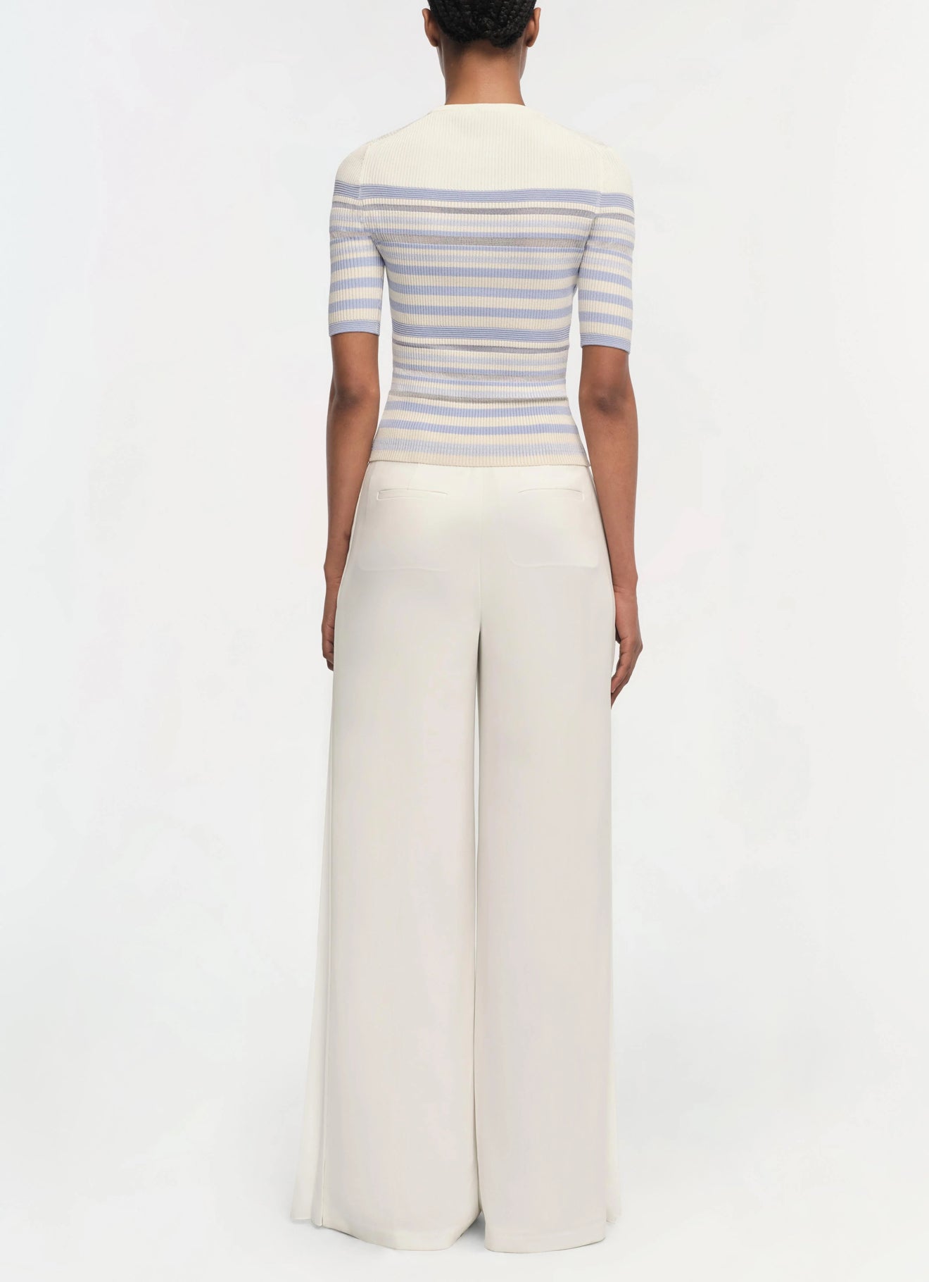 SIMKHAI Elena Top - French Blue Stripe