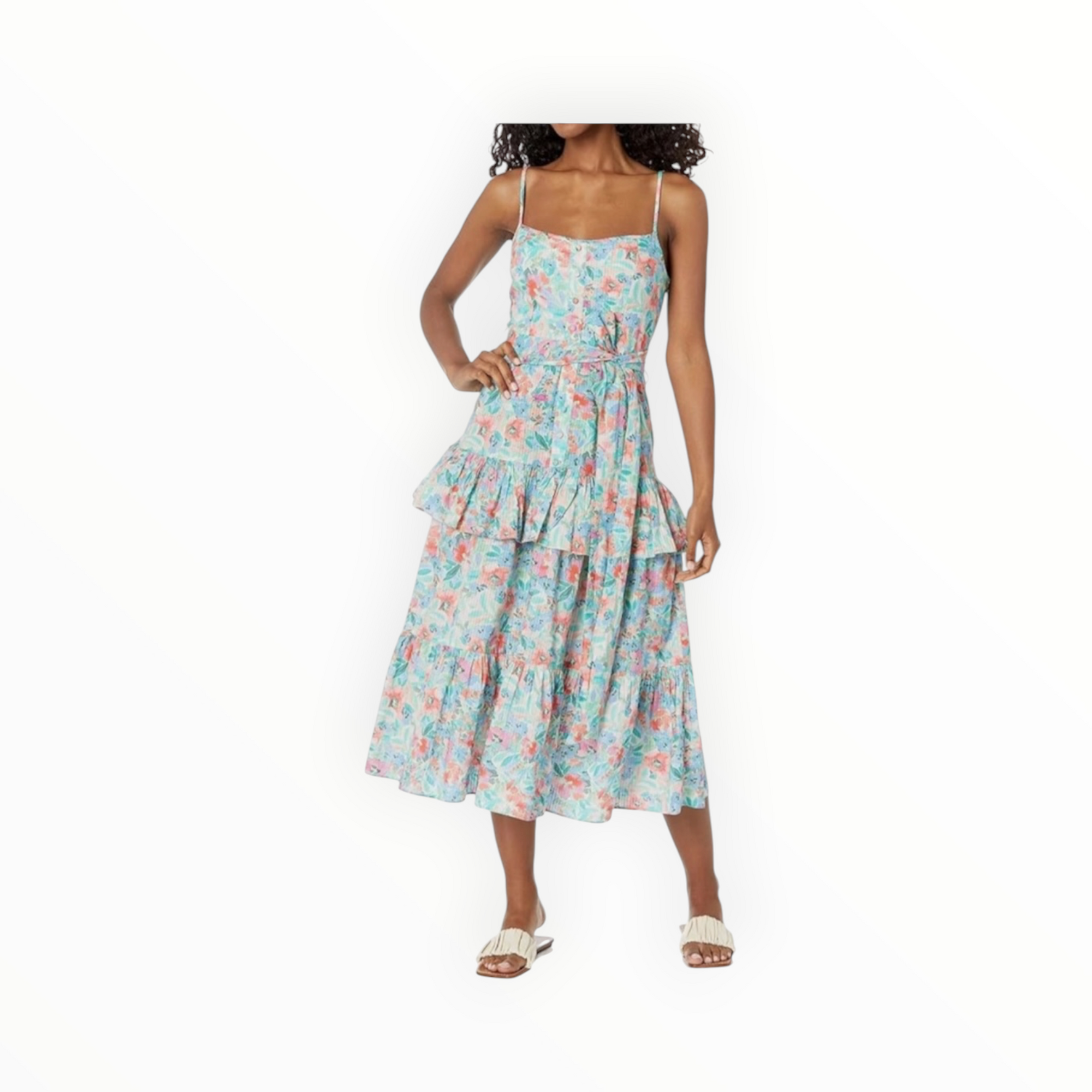 Shoshanna Betta Dress - Watercolor Multi