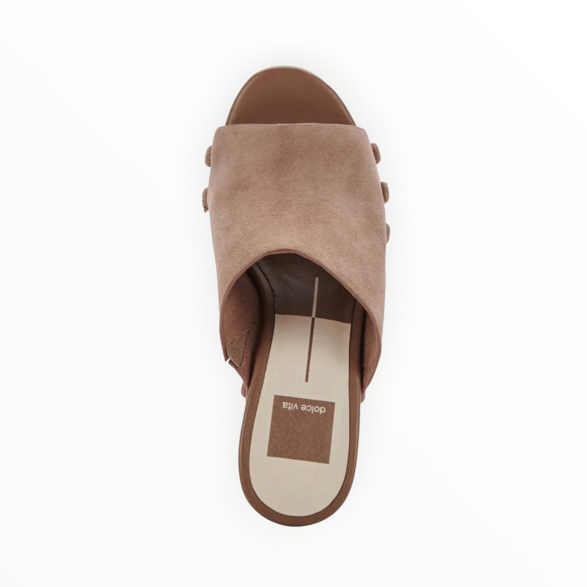Dolce Vita Emol Platform Sandals - Mushroom Suede